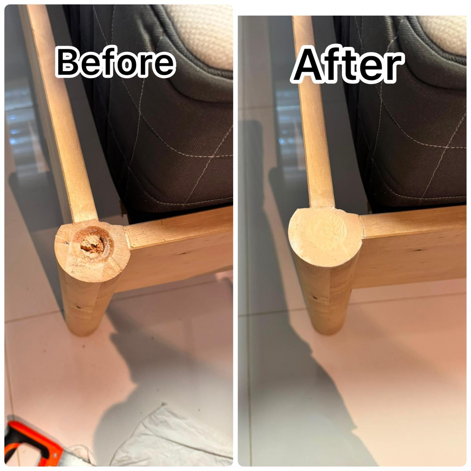 Wooden Chair Frame Repair Service in Singapore